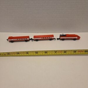 1989 Galoob Micro Machines Red Bullet Train Incomplete